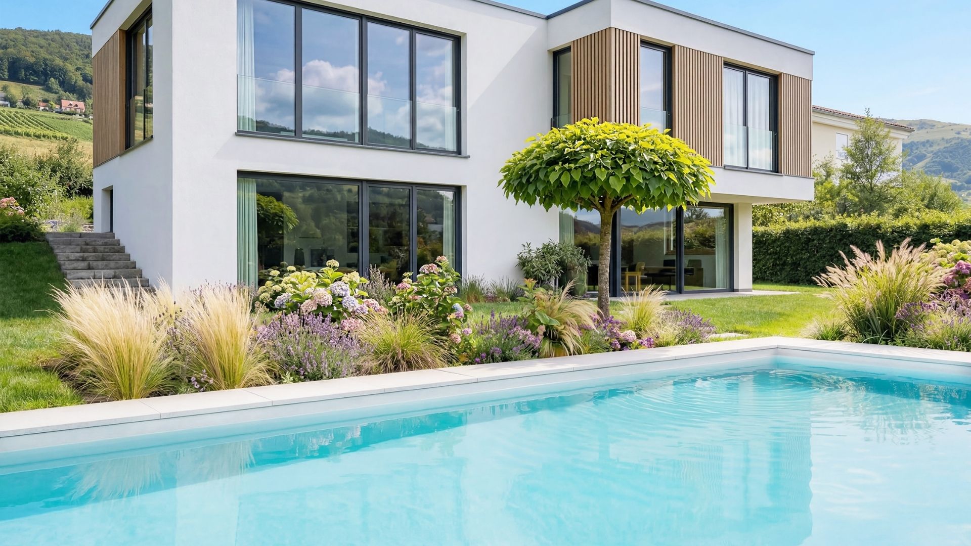 Pool Komplettset BAY mit Skimmer