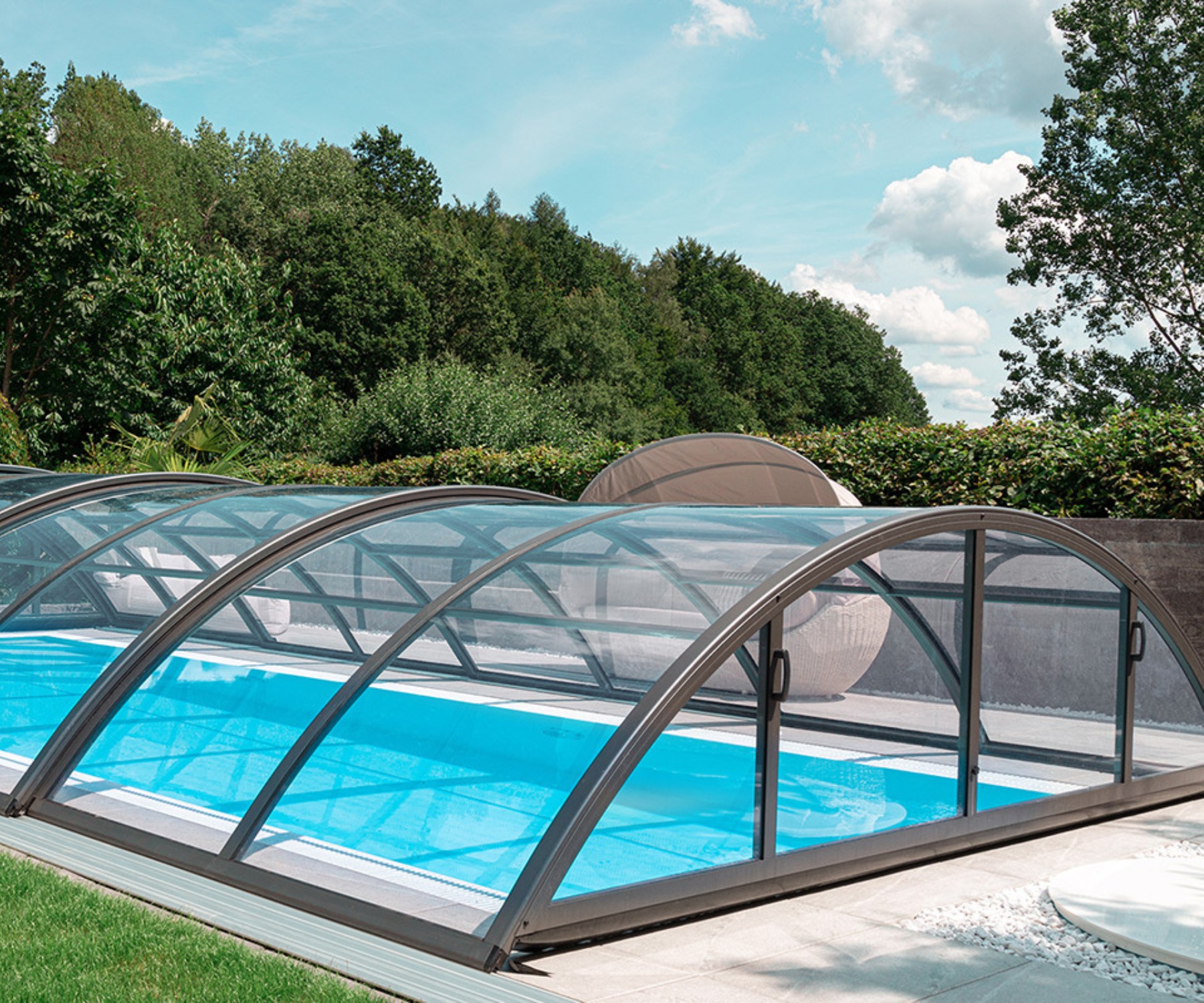 Poolüberdachung