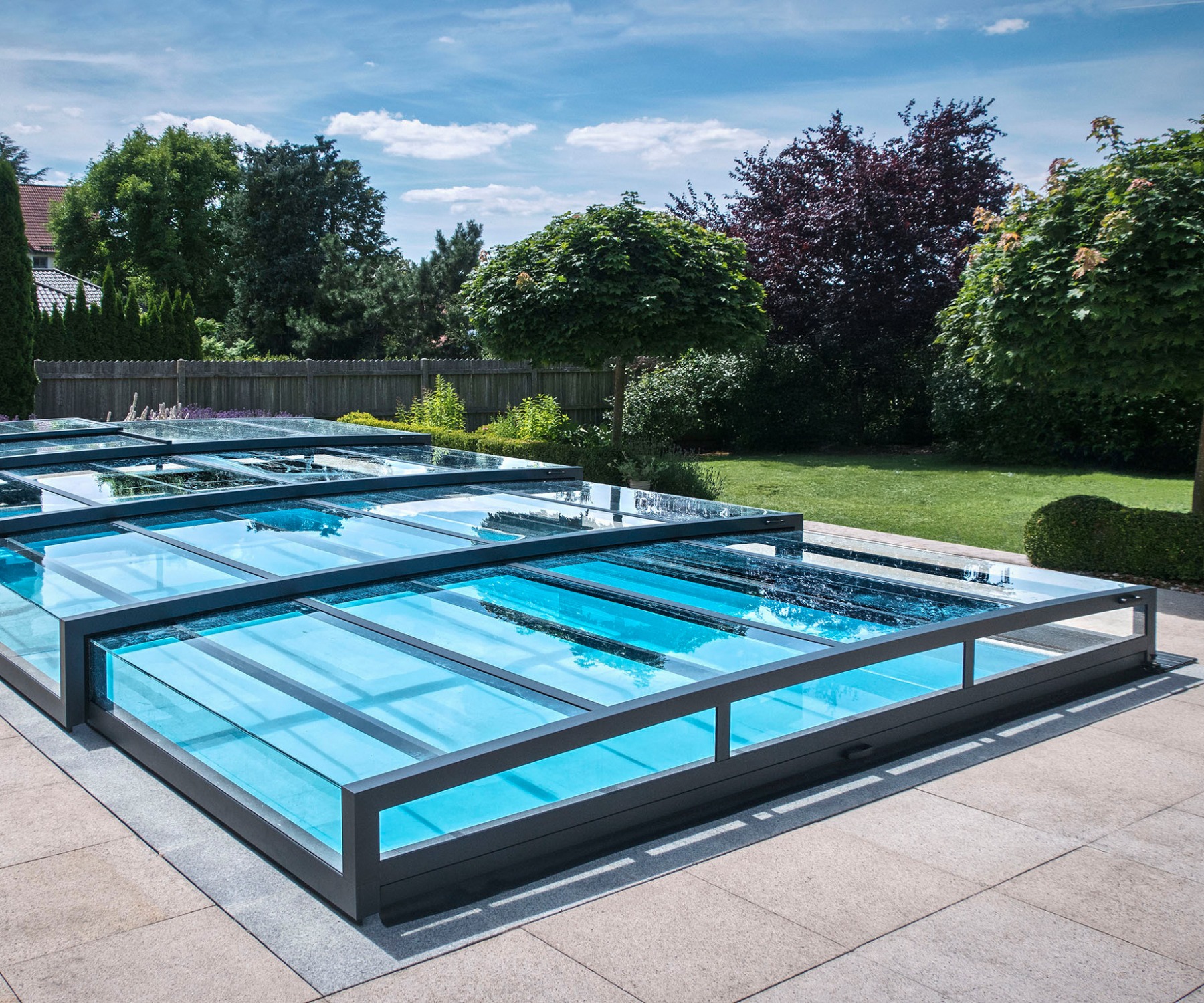 Poolüberdachung