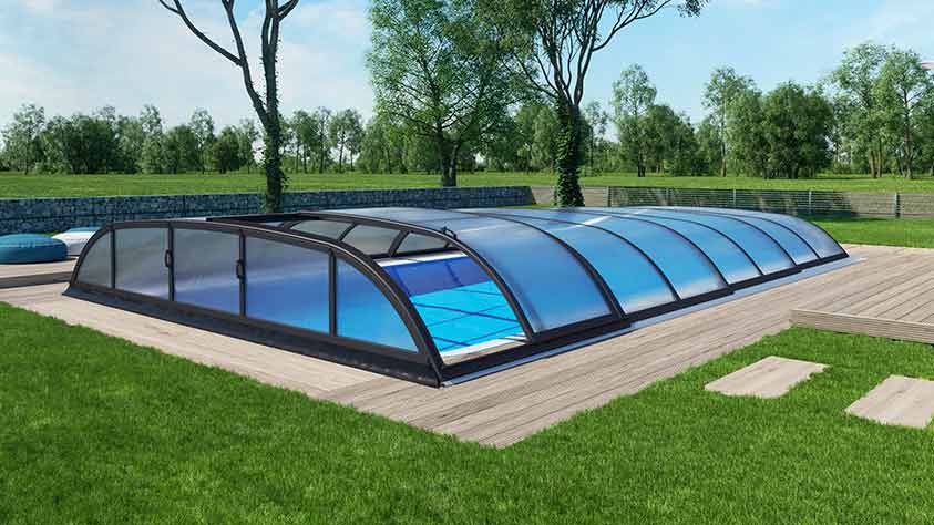 Pool-Überdachung / Poolabdeckung SkyCover® Harmony Pool-Überdachung / Poolabdeckung SkyCover® Harmony