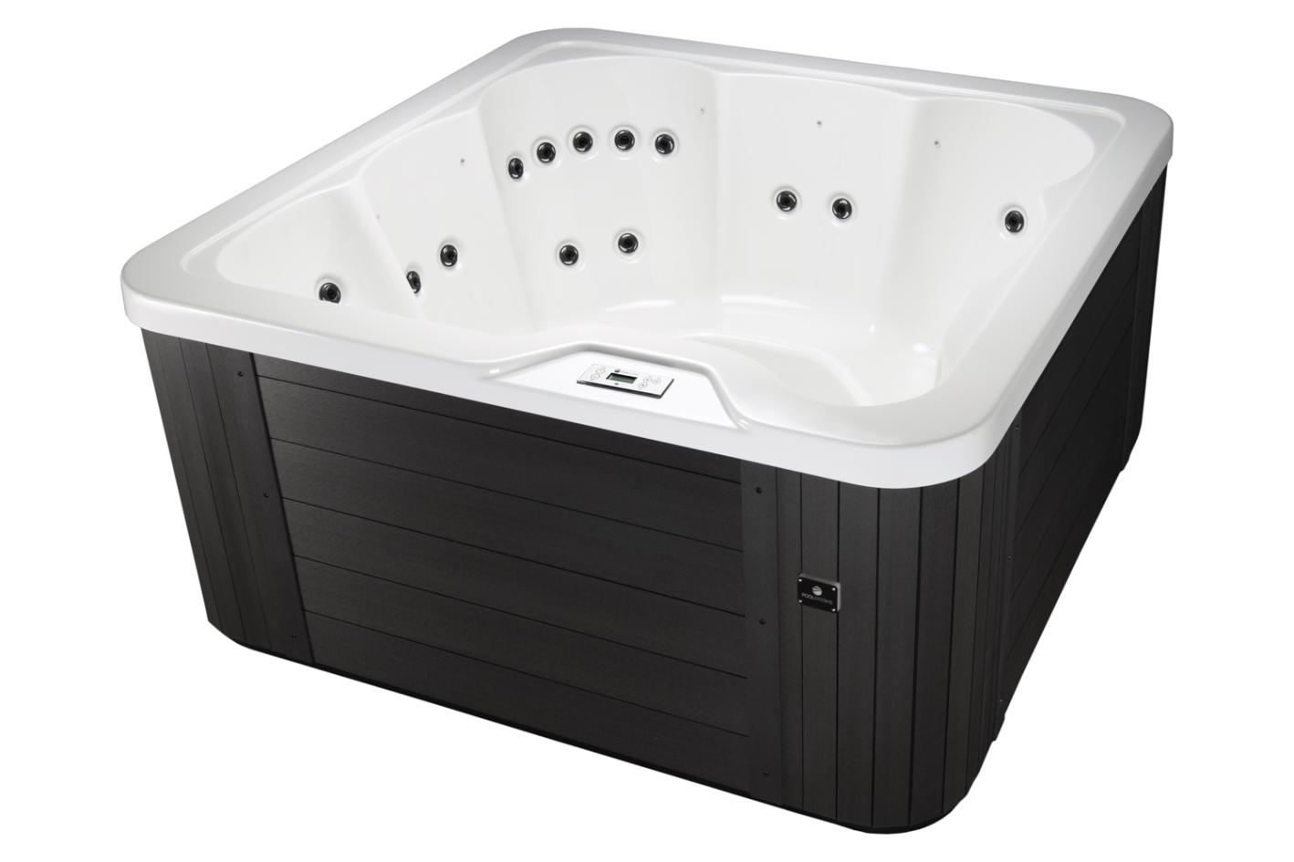 Whirlpool Luna – Outdoor Spa für 6 Personen mit App-Steuerung & Soundsystem, inkl. Thermoabdeckung