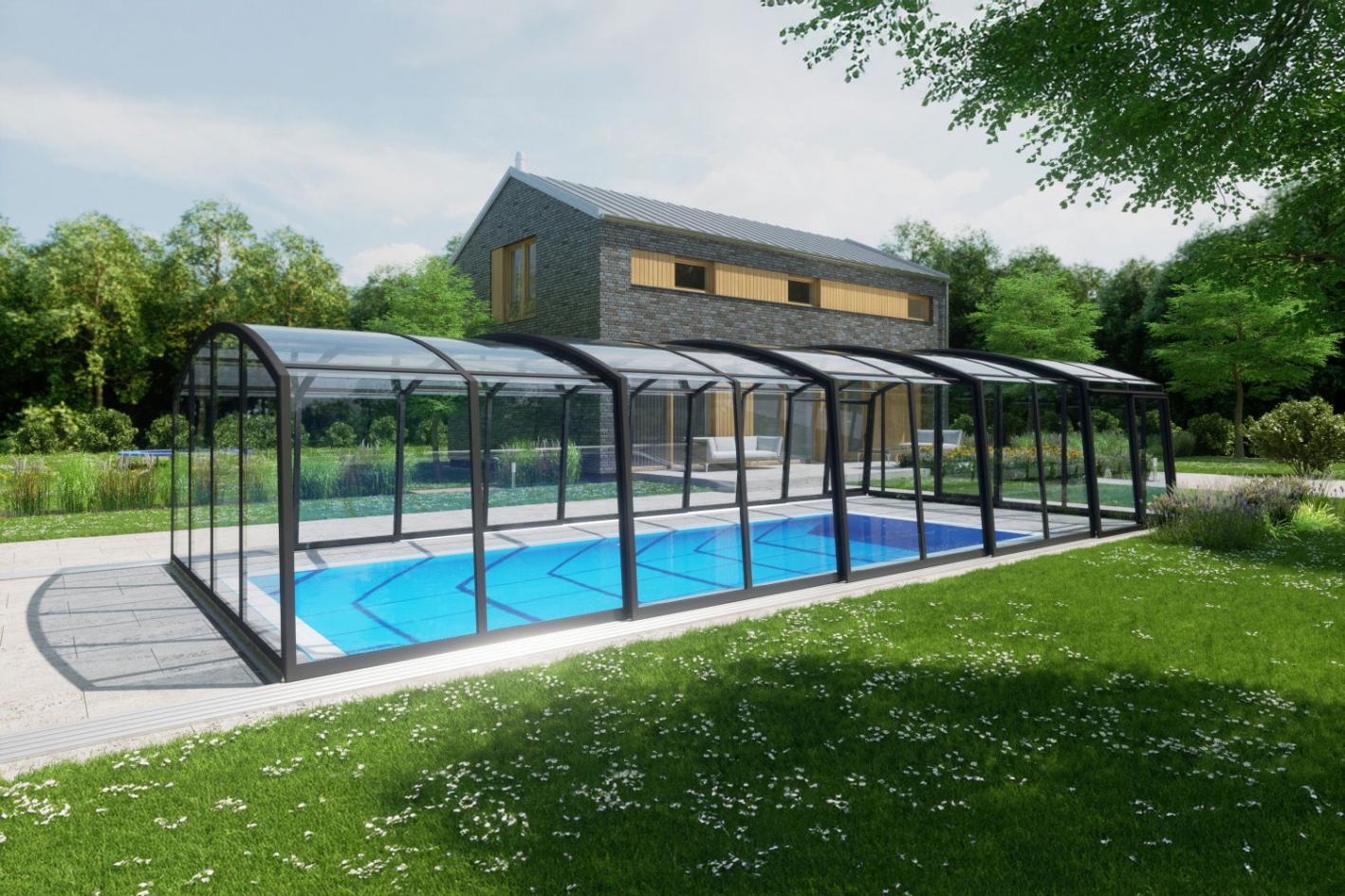 Poolhalle / Schwimmbadhalle SkyCover® Royal Clear