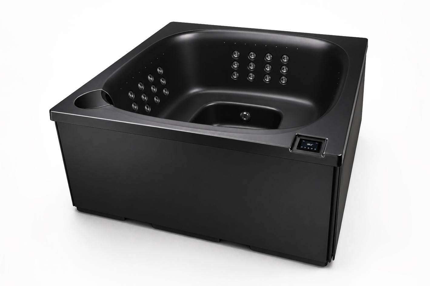 Whirlpool Diamond – Outdoor Spa für 6 Personen mit App-Steuerung & Soundsystem, inkl. Thermoabdeckung