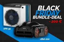 Black Friday Set: XPSmini® Pool-Wärmepumpe & xBot® 200 Poolroboter – Sparen Sie 200€!