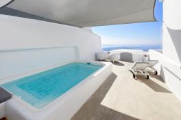 Mini Keramik Pool-Komplettset Cera Bay Cuby mit Skimmer Pool ohne Abdeckung