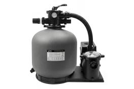 Pool-Sandfilteranlage / Sandfilter-Set FPS-1400Pro Filter Premium Silent Pro mit 6-Wege-Ventil, bis 50m³