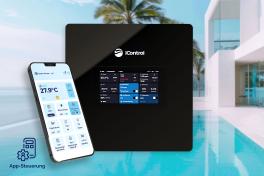 Intelligente Poolsteuerung iControl-Touch mit optionaler Pooldesinfektion zentrales Steuergerät Touch