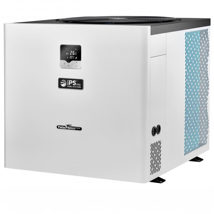 POOL-SYSTEMS Vertikale Pool-Wärmepumpe IPS-400proV Inverter Premium Silent Vertical 40KW COP16