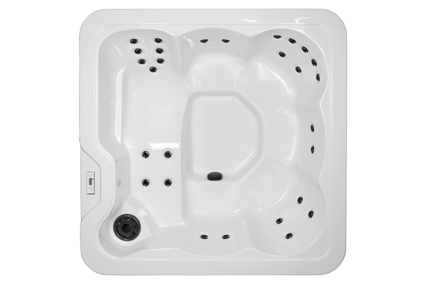 Whirlpool Luna – Outdoor Spa für 6 Personen mit App-Steuerung & Soundsystem, inkl. Thermoabdeckung