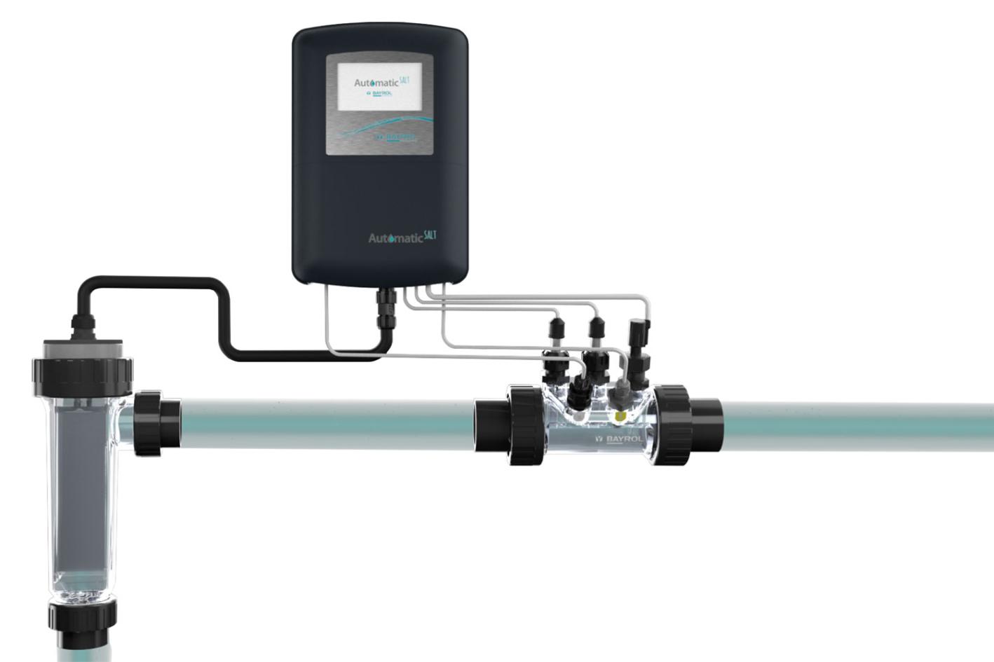 BAYROL AS7 Automatic Salt mit pH-Dosierung, ORP-Messung und WIFI BAYROL AS7 Automatic Salt mit Smart&Easy Control Modul
