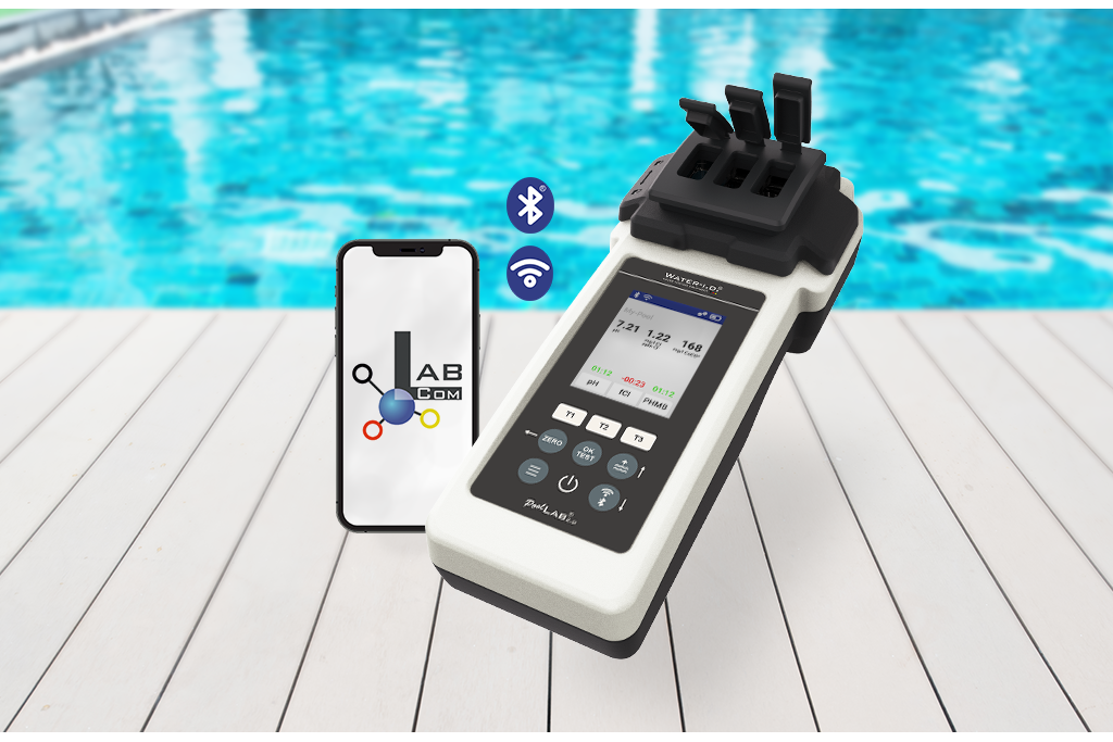Elektronischer Wassertester / Pooltester Photometer PoolLab 2.0 mit Wifi und Bluetooth