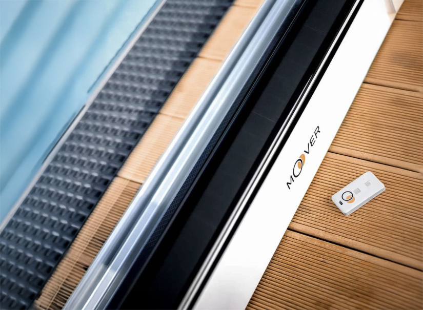 Moover - elektrischer Antrieb für Pool-Überdachungen