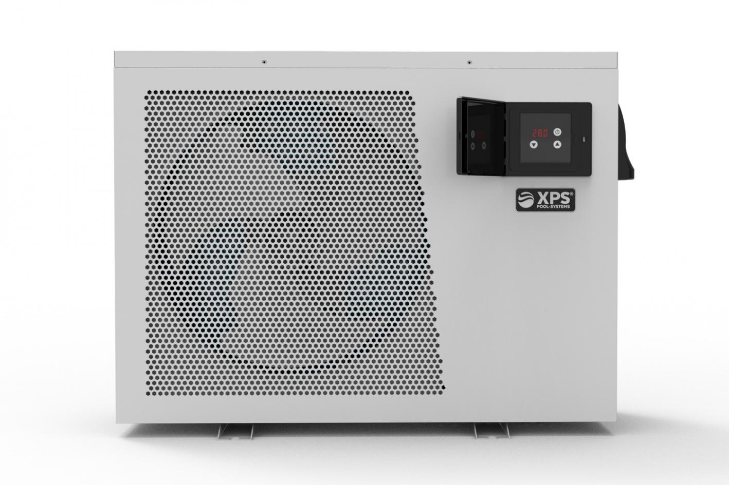 Pool-Heizung XPSmini® für Planschbecken, Aufstellbecken, Stahlwandpool und Whirlpool bis 7kW mit COP 7 Pool-Heizung XPS-70, 7kW, COP6,5, bis zu 22m³