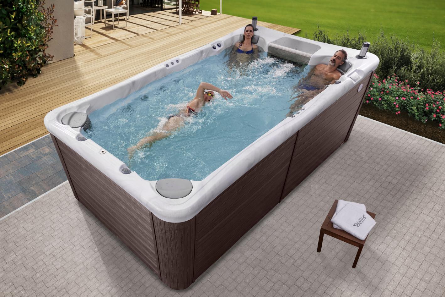 Swim Spa / Whirlpool Wellis Danube Life W-Flow