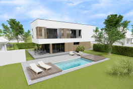 Pool Terrassendeck / begehbare Poolabdeckung SkyCover® Terrace 3.0x6.0m