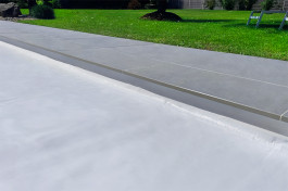 Schutzplane / Winterabdeckung für Rolladenabdeckung  Poolgröße 4,0m x 5,0m