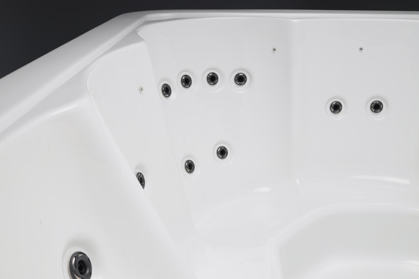 Whirlpool Luna – Outdoor Spa für 6 Personen mit App-Steuerung & Soundsystem, inkl. Thermoabdeckung