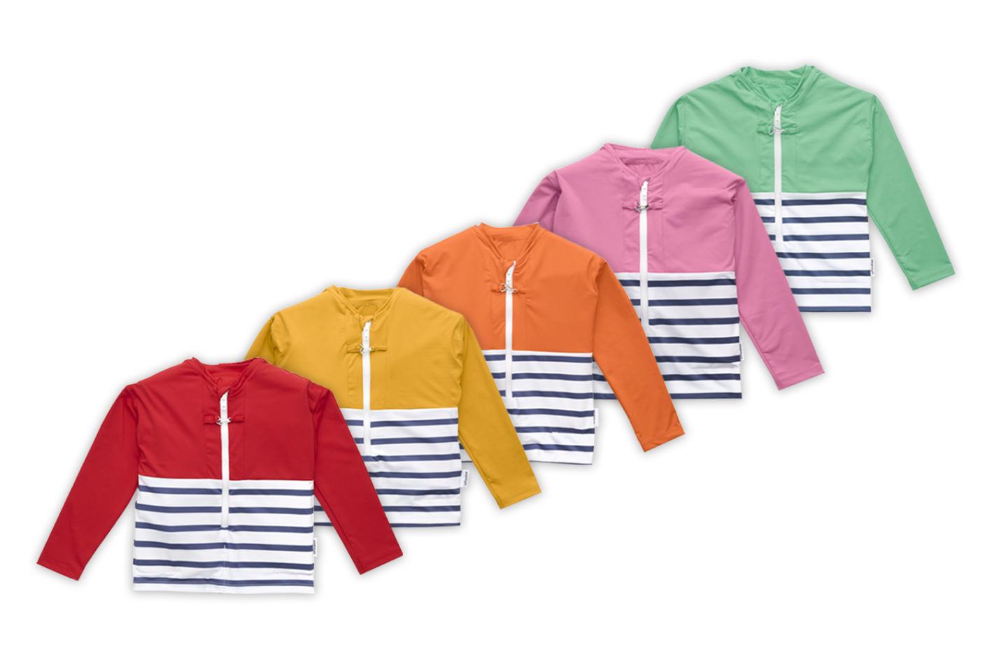 Floatee - Das Anti-Ertrinken T-Shirt für Kinder mit UV-Schutz Langarm T-Shirt Komplettset