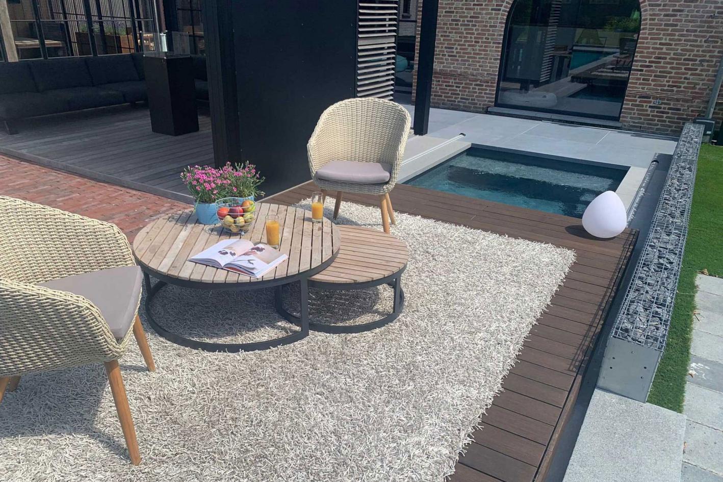 Pool Terrassendeck / begehbare Poolabdeckung SkyCover® Terrace