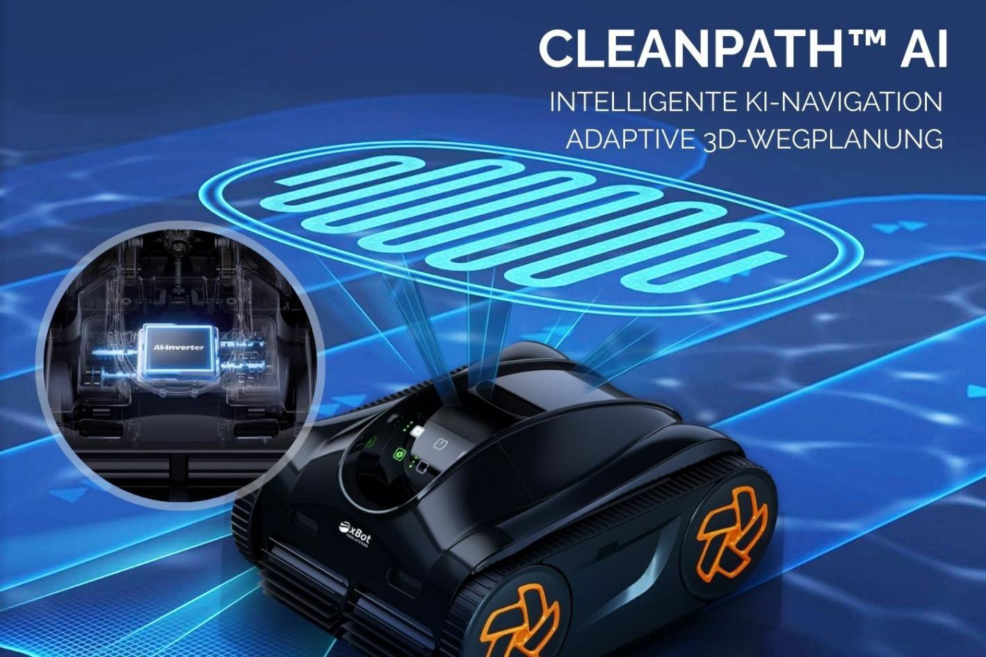 Akku Poolroboter xBot® - kabellos & App Steuerung Akku Poolroboter xBot 600