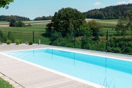 Albixon QBIG Benefit mit Überlauf Poolgröße 3,5 x 7,0m | Solarfolie