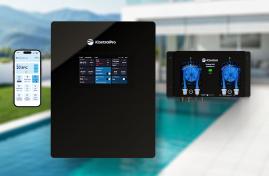 Pool-Dosieranlage iControlPro Touch Chlor mit intelligenter Poolsteuerung und optionaler pH-Regulierung, inkl. Stromverteiler
