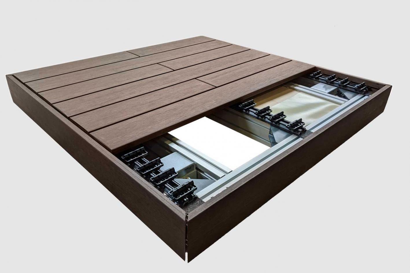 Pool Terrassendeck / begehbare Poolabdeckung SkyCover® Terrace Pool Terrassendeck Terrace 3.0x6.0m