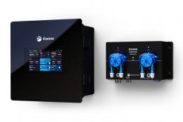 Intelligente Poolsteuerung iControl-Touch mit optionaler Pooldesinfektion Steuereinheit Touch mit Chlor-Desinfektion