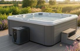 Pool-Wärmepumpe XPSspa® für Whirlpool, Swim Spa, Planschbecken, Aufstellbecken und Stahlwandpool bis 6kW mit COP bis 10