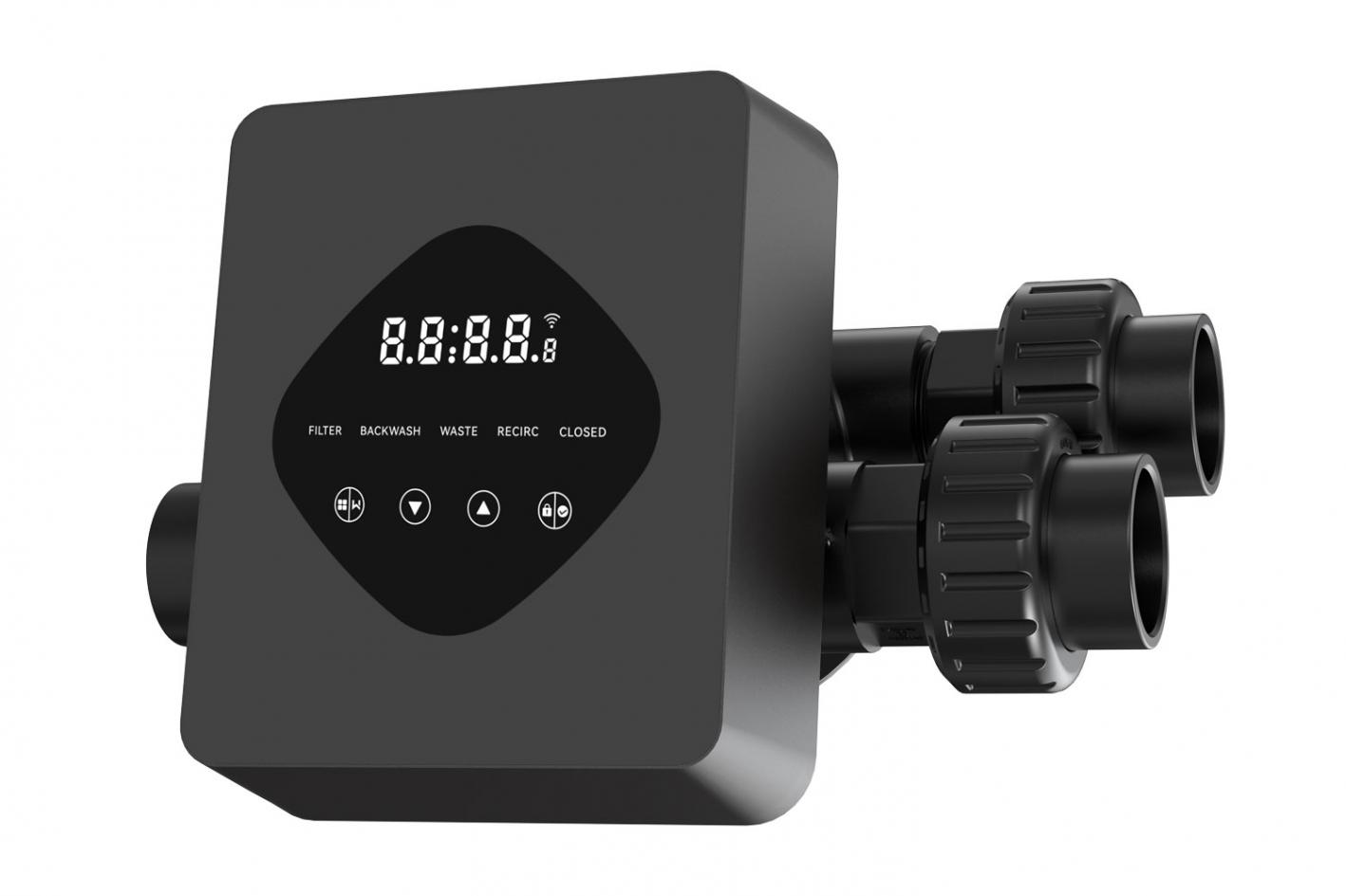 Automatische Pool Rückspülung iWash - Alternative zum Stangenventil als Filter Rückspülautomatik Rückspülautomatik iWash - top-mounted