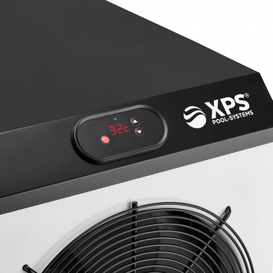 Pool-Wärmepumpe XPSmini® für Planschbecken, Aufstellbecken, Stahlwandpool und Whirlpool bis 6kW mit COP 7 Pool-Wärmepumpe XPS-35, 3,5kW, COP5,5, bis zu 12m³