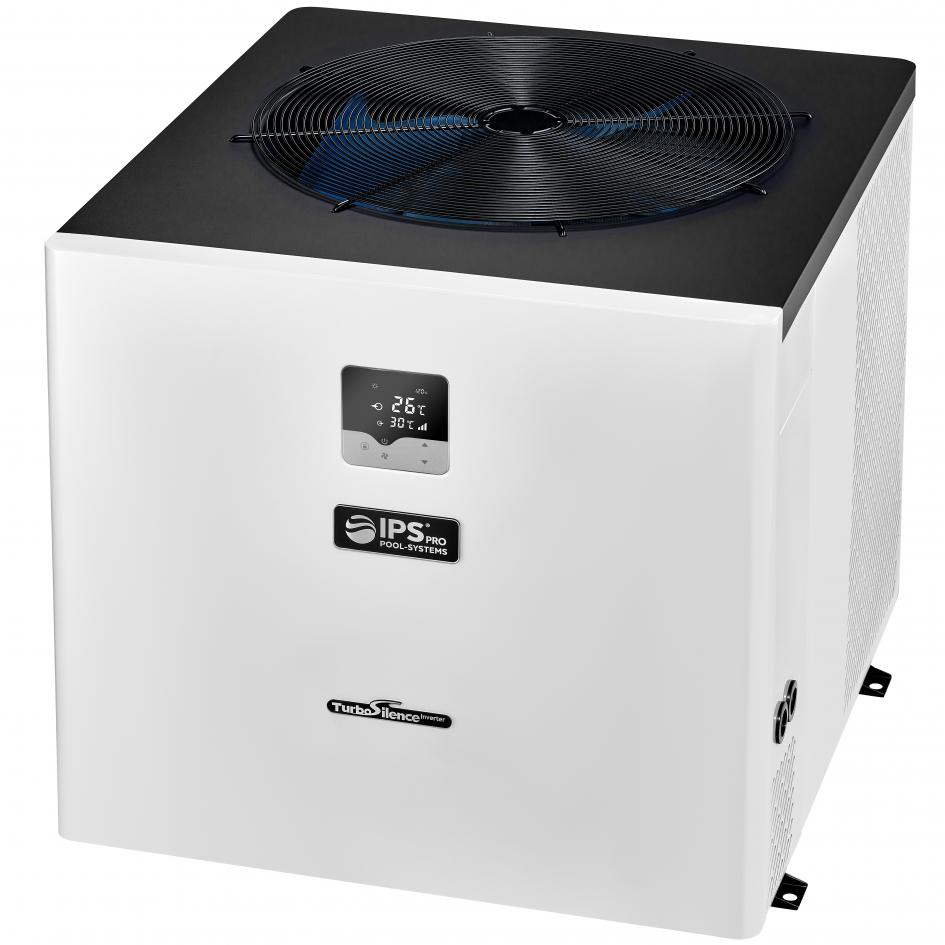 Pool-Wärmepumpe IPSproV® Inverter Premium Silent bis 40kW mit COP 16 Pool-Wärmepumpe IPS-270proV, 26kW, COP15, 50-100m³