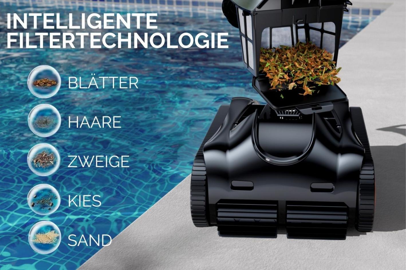 Akku Poolroboter xBot® - kabellos & App Steuerung Akku Poolroboter xBot 600