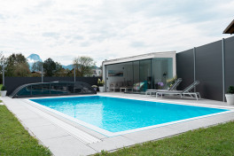 Albixon QBIG Benefit mit Überlauf Poolgröße 3,0 x 6,0m | ohne Abdeckung