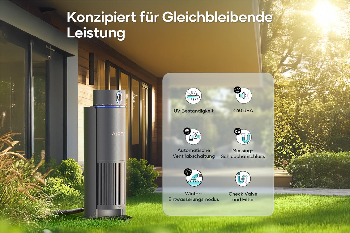 Aiper IrriSense 2 - Intelligentes Bewässerungssystem mit App-Steuerung