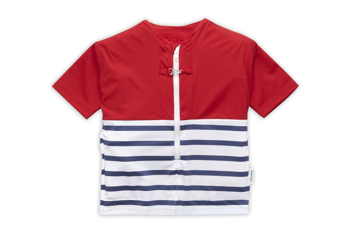 Floatee - Das Anti-Ertrinken T-Shirt für Kinder mit UV-Schutz Kurzarm T-Shirt Komplettset