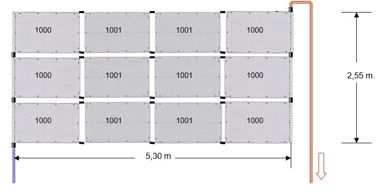 Pool-Solarheizung / Pool-Solarabsorber OKU SOLAR24SET 12,78m² Absorber-Komplettset, bis 24m² Wasseroberfläche