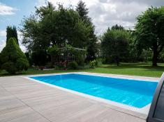 Albixon QBIG Benefit mit Überlauf Poolgröße 3,5 x 7,0m | Solarfolie