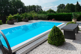Albixon QBIG Benefit mit Überlauf Poolgröße 3,0 x 6,0m | ohne Abdeckung