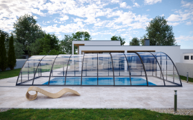 Poolhalle / Schwimmbadhalle SkyCover® Vision Clear 4.5x8.5m