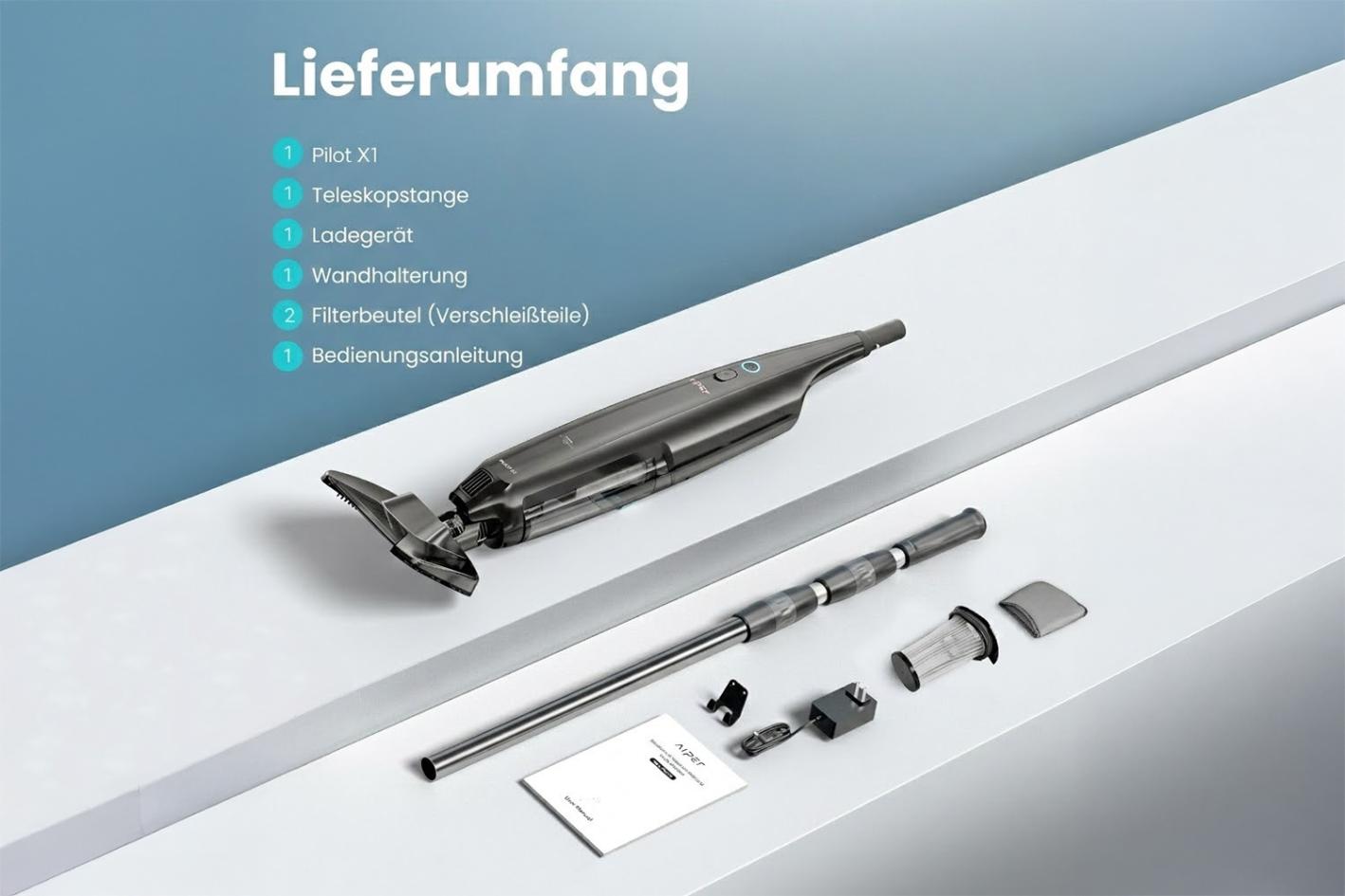 Aiper Pilot X1 - Akku Pool Reiniger