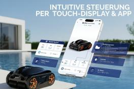 Akku Poolroboter xBot® - kabellos & App Steuerung Akku Poolroboter xBot 600