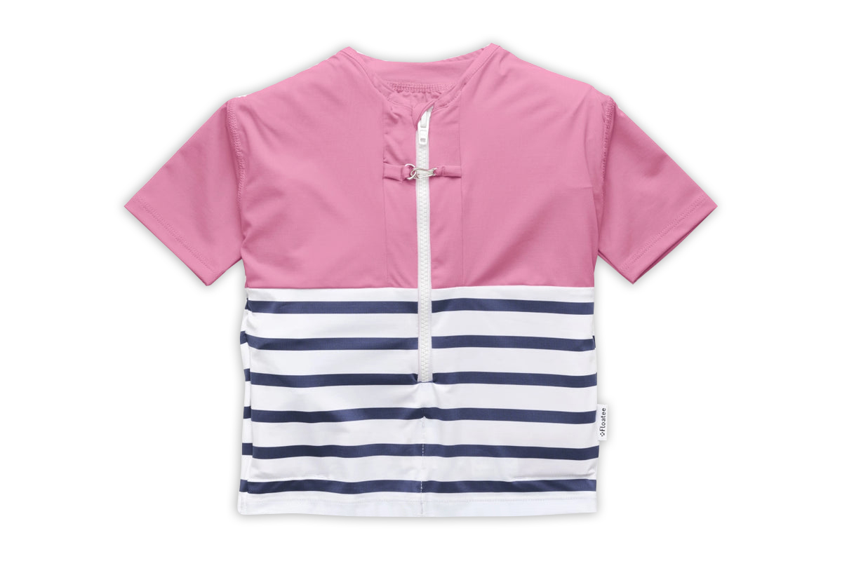 Floatee - Das Anti-Ertrinken T-Shirt für Kinder mit UV-Schutz Kurzarm T-Shirt Komplettset