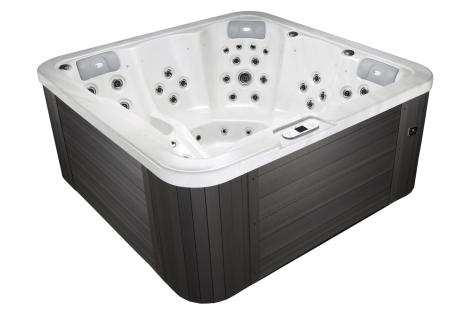 Whirlpool Saphir – Outdoor Spa für 5 Personen mit App-Steuerung & Soundsystem, inkl. Thermoabdeckung