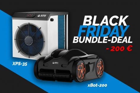 Black Friday Set: XPSmini® Pool-Wärmepumpe & xBot® 200 Poolroboter – Sparen Sie 200€!