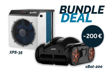 Black Friday Set: XPSmini® Pool-Wärmepumpe & xBot® 200 Poolroboter – Sparen Sie 200€!