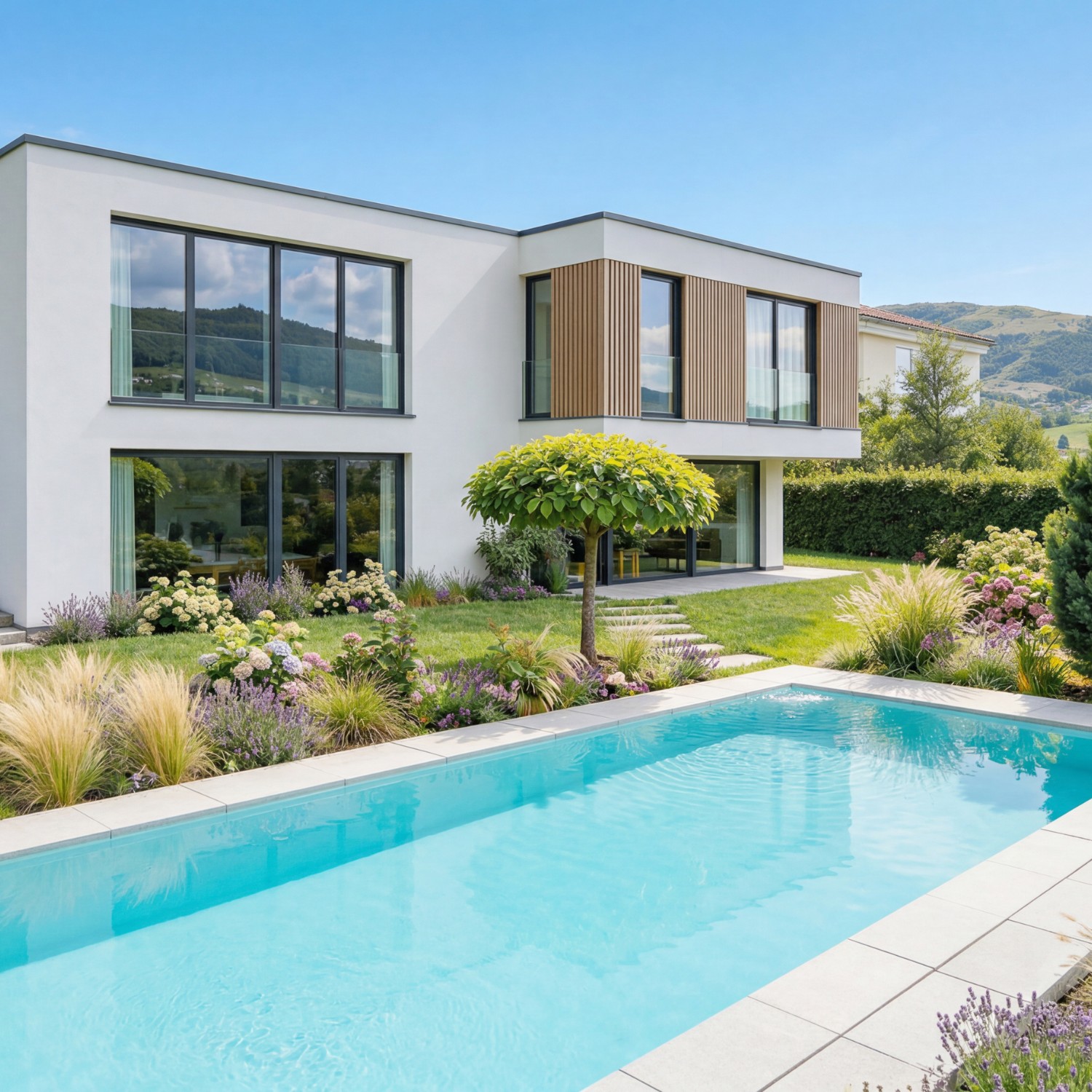 POOL-SYSTEMS Schwimmingpool Bay 3,0x7,0m mit Skimmer