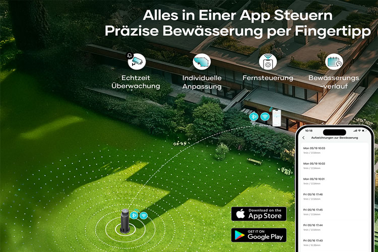 App-Steuerung IrriSense