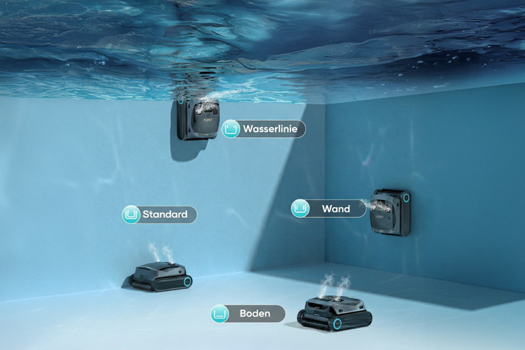 Aiper Scuba X1 - Reinigungsmodis