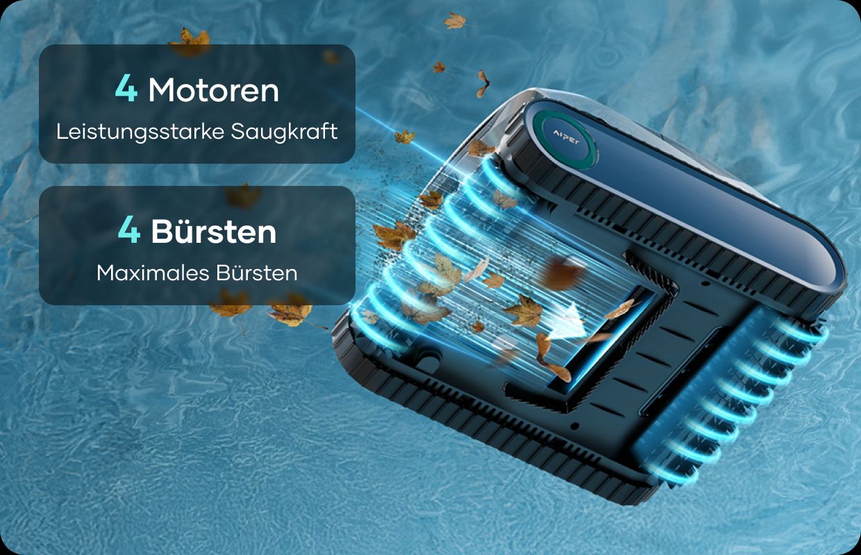 Aiper Scuba X1 - Saugtechnik